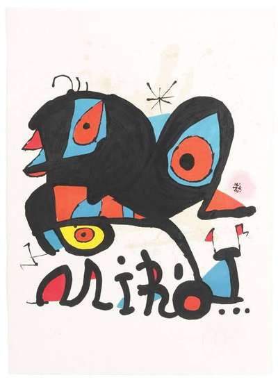 Affiche Pour L'Exposition Miro (Louisiana) - Signed Print by Joan Miro 1974 - MyArtBroker