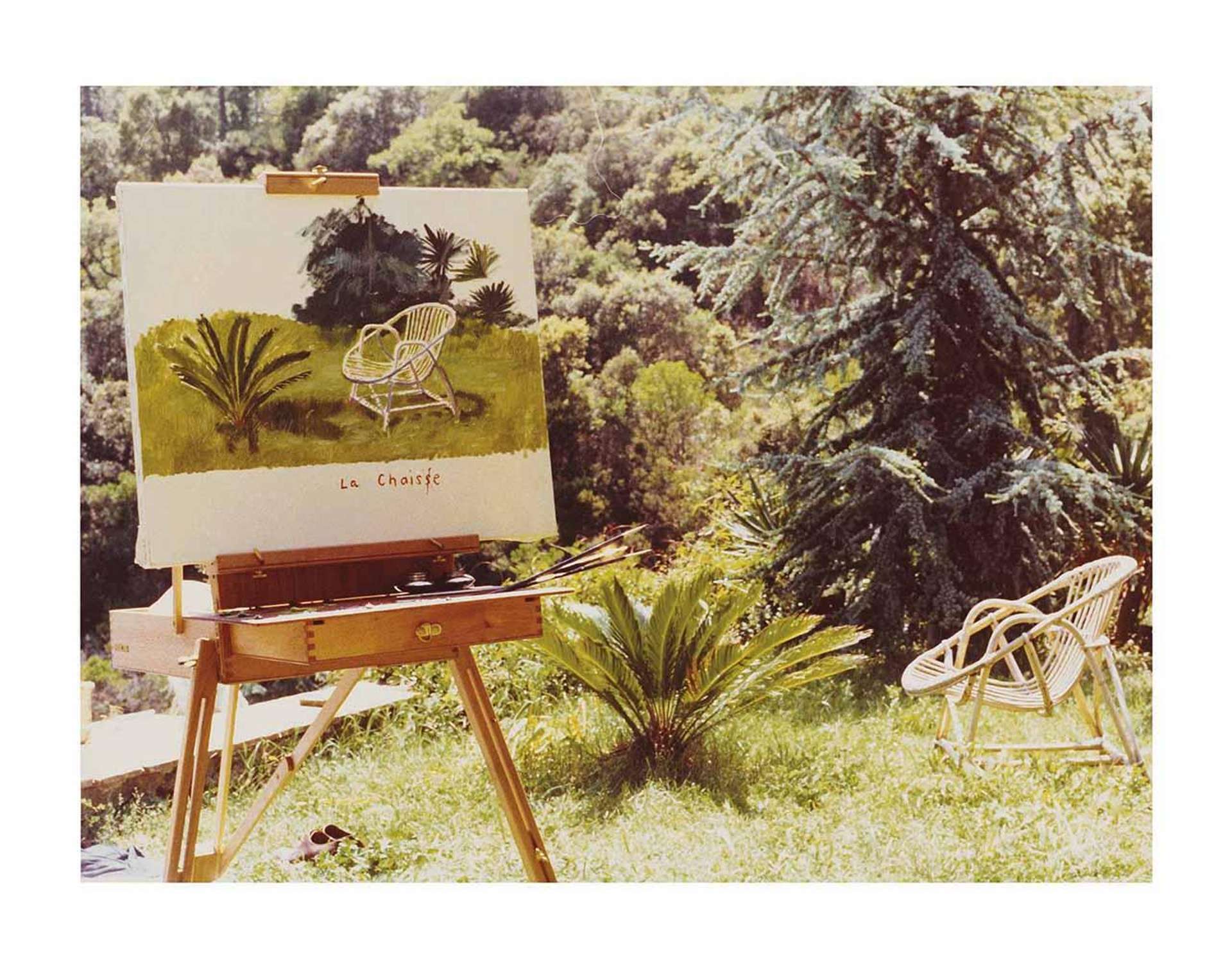 La Chaise - Signed Print by David Hockney 1973 - MyArtBroker
