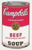 Campbell's Soup I, Beef With Vegetables And Barley (F. & S. II.49) - Signed Print