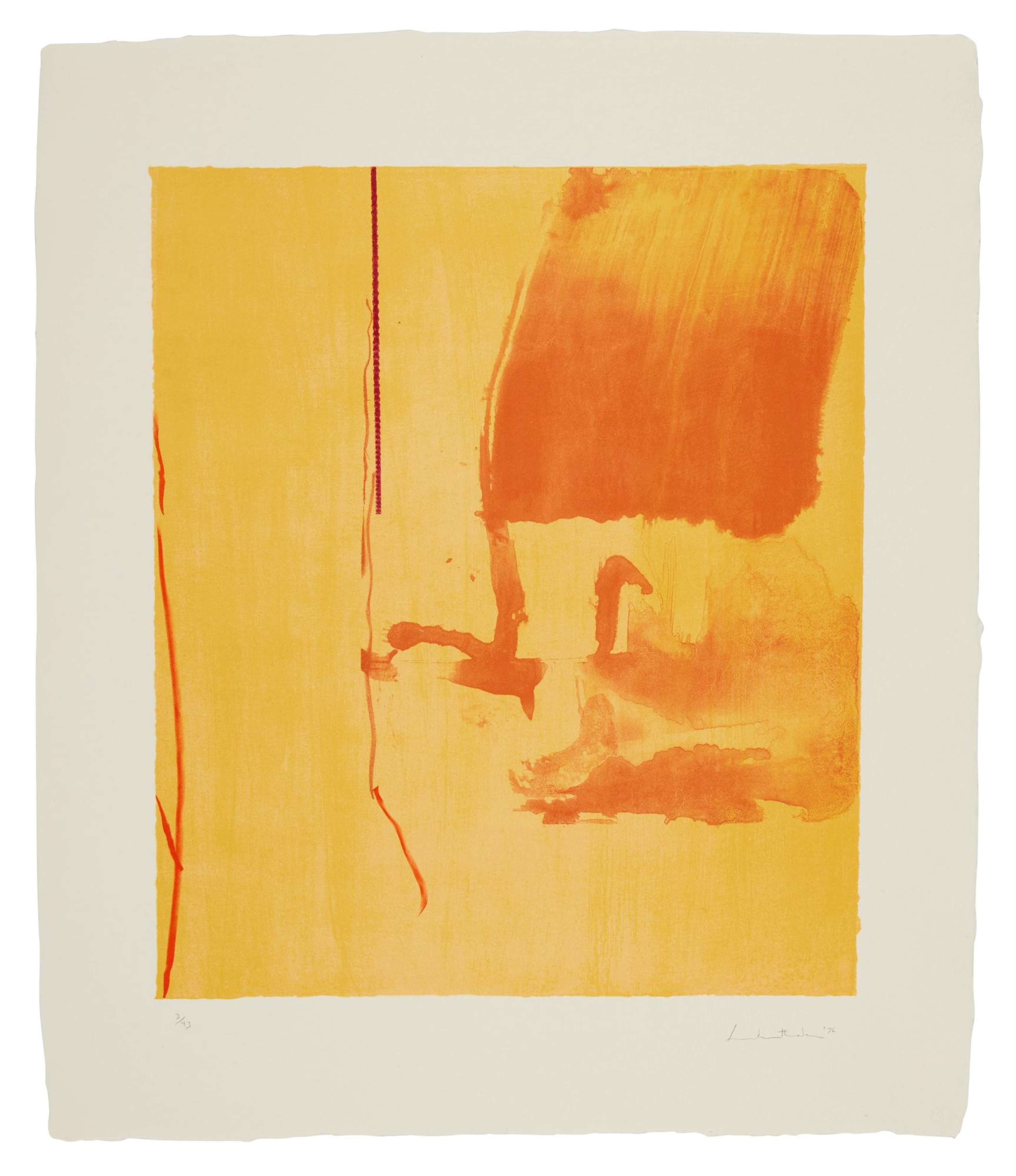 Harvest - Signed Print by Helen Frankenthaler 1976 - MyArtBroker