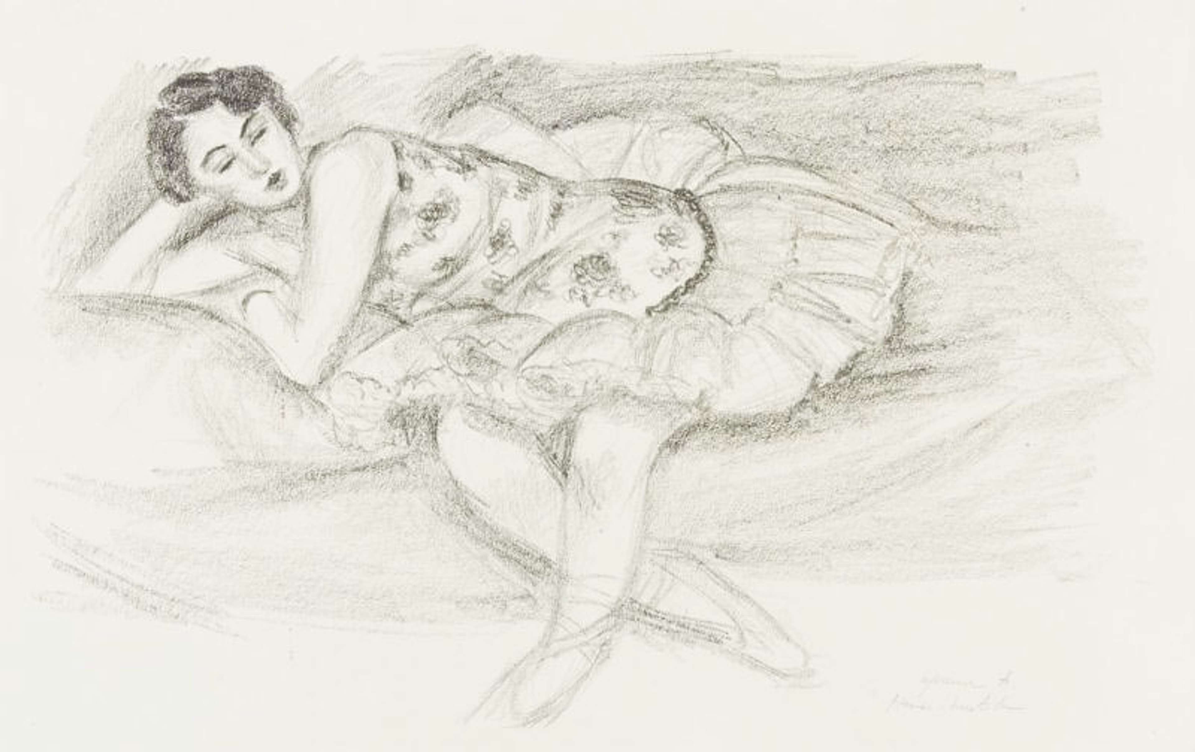 Danseuse Au Divan Pliée En Deux - undefined by Henri Matisse 1927 - MyArtBroker