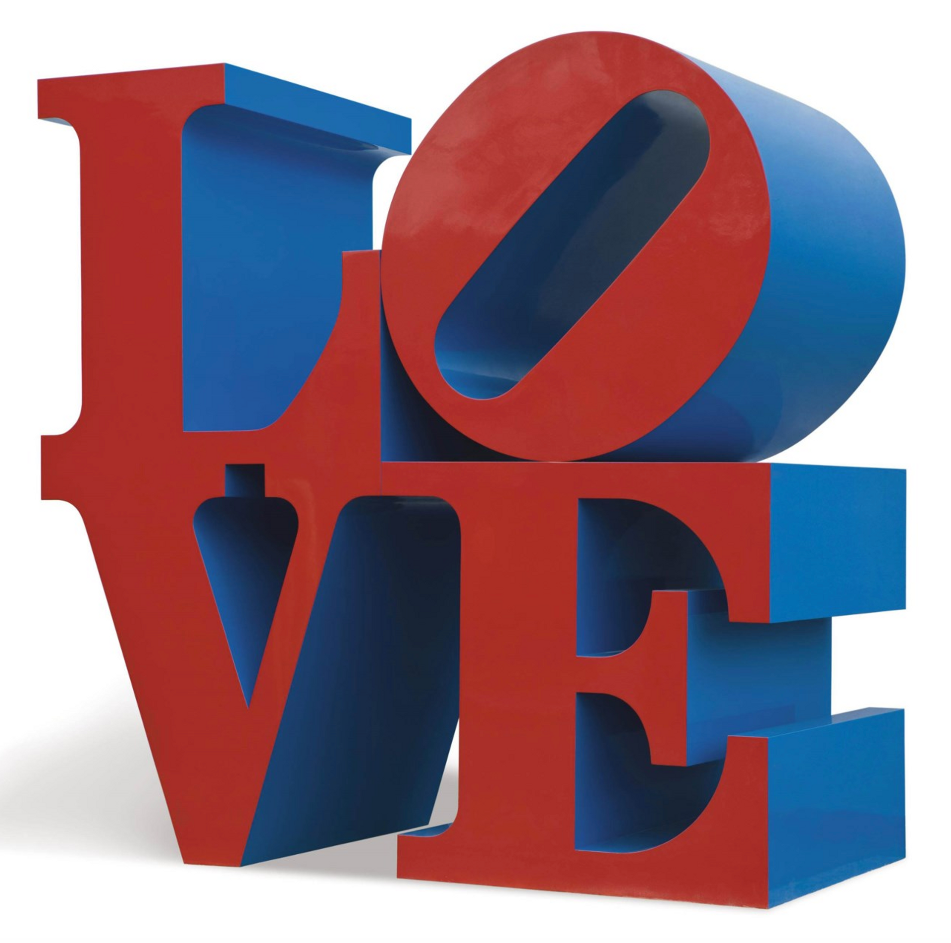 Love Red/Blue by Robert Indiana 