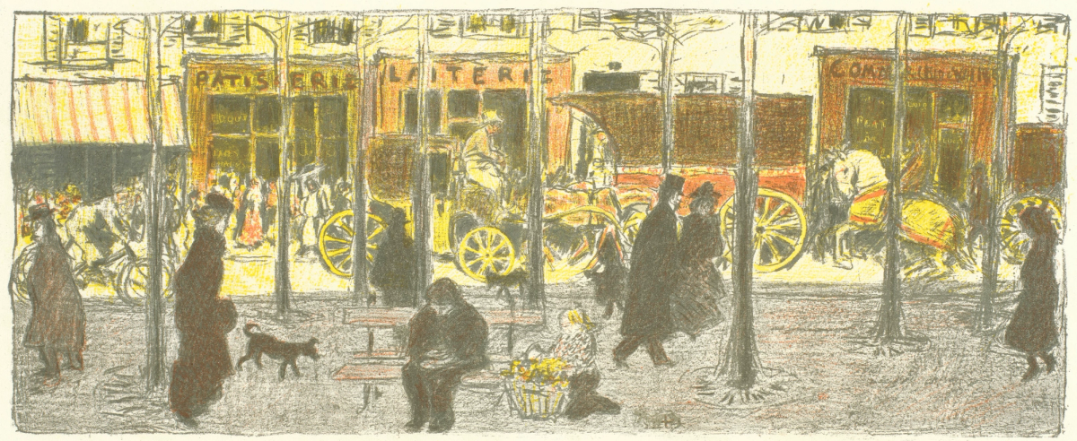 Quelques Aspects De La Vie De Paris by Pierre Bonnard Meaning