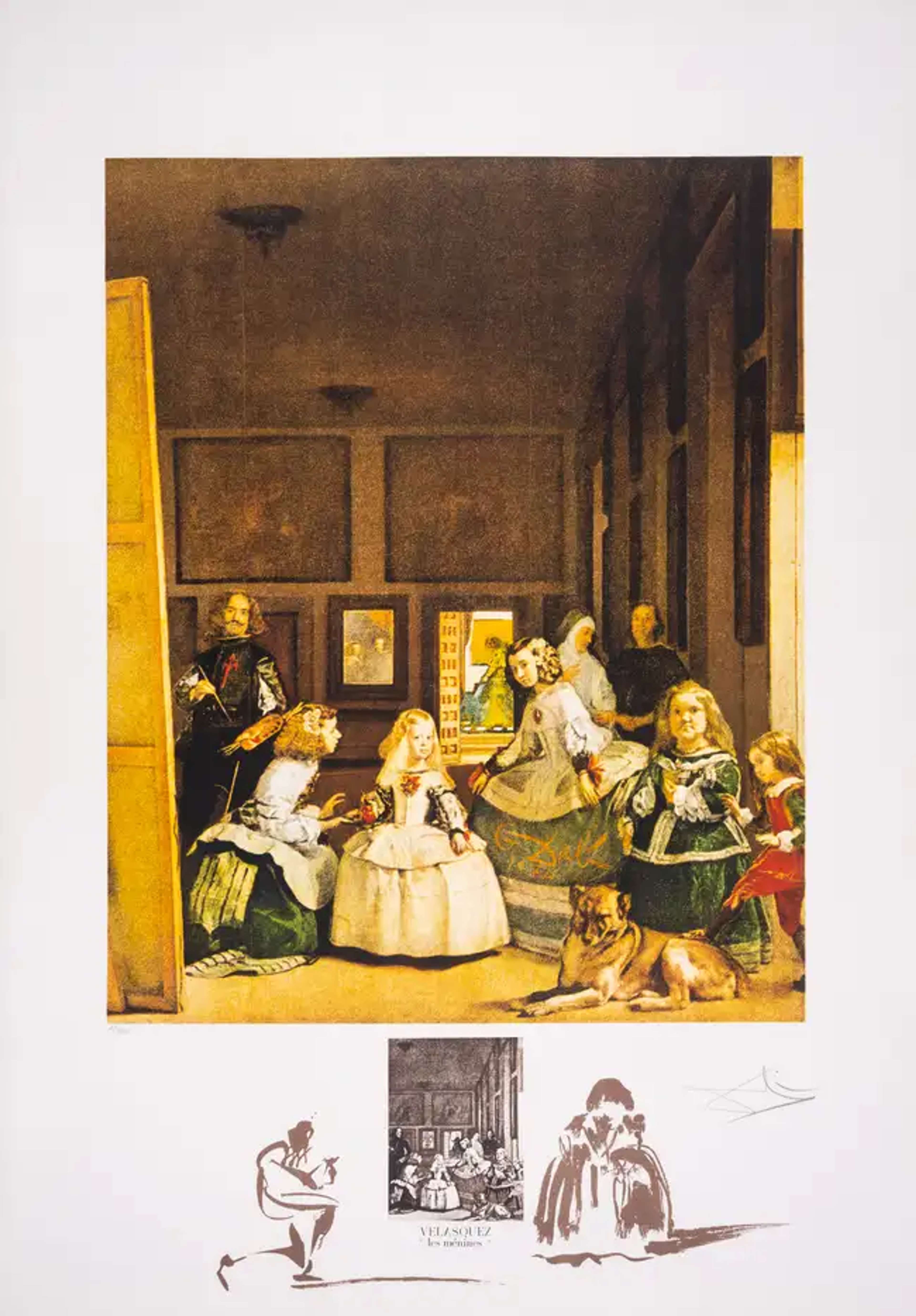 Velasquez, Les Ménines - Signed Print by Salvador Dali 1974 - MyArtBroker