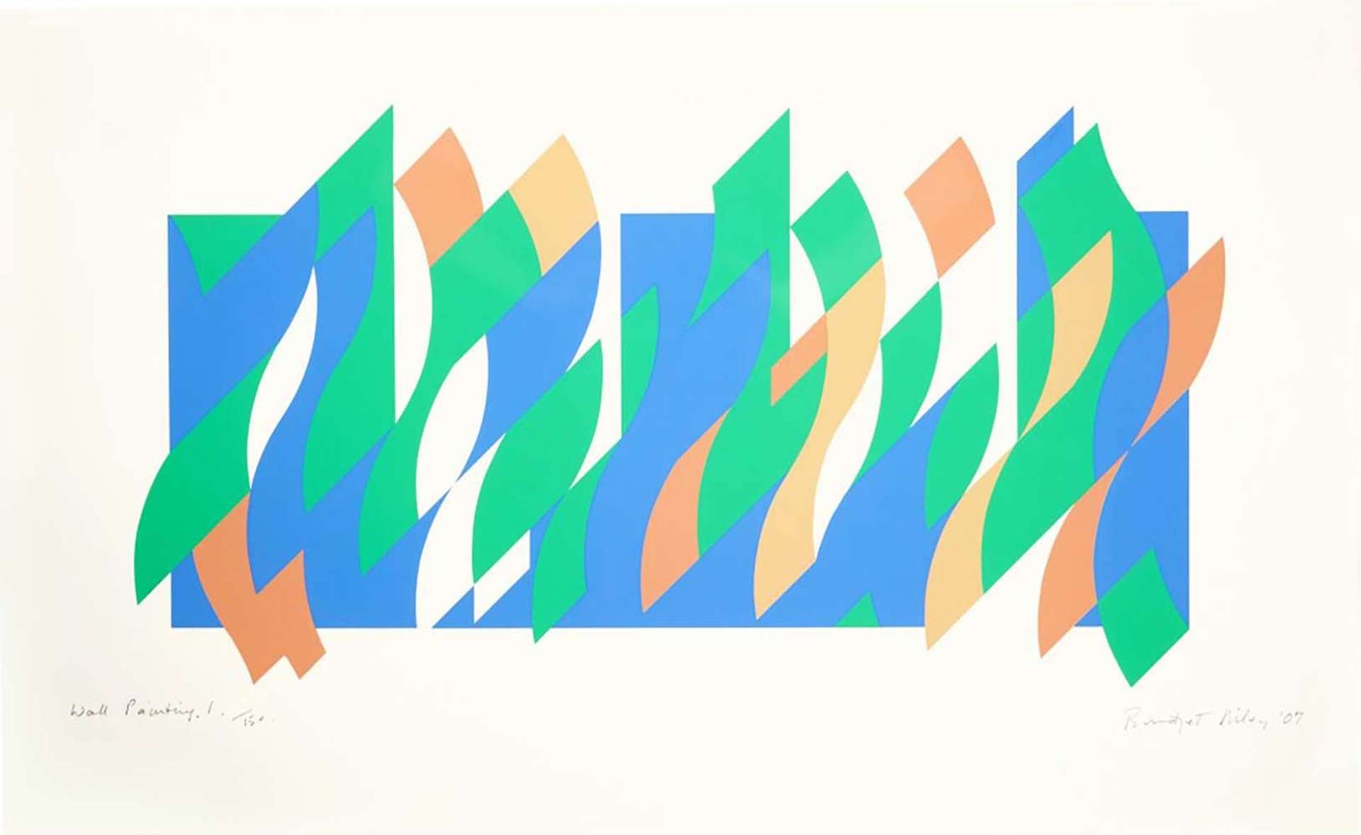 Wall Painting by Bridget Riley