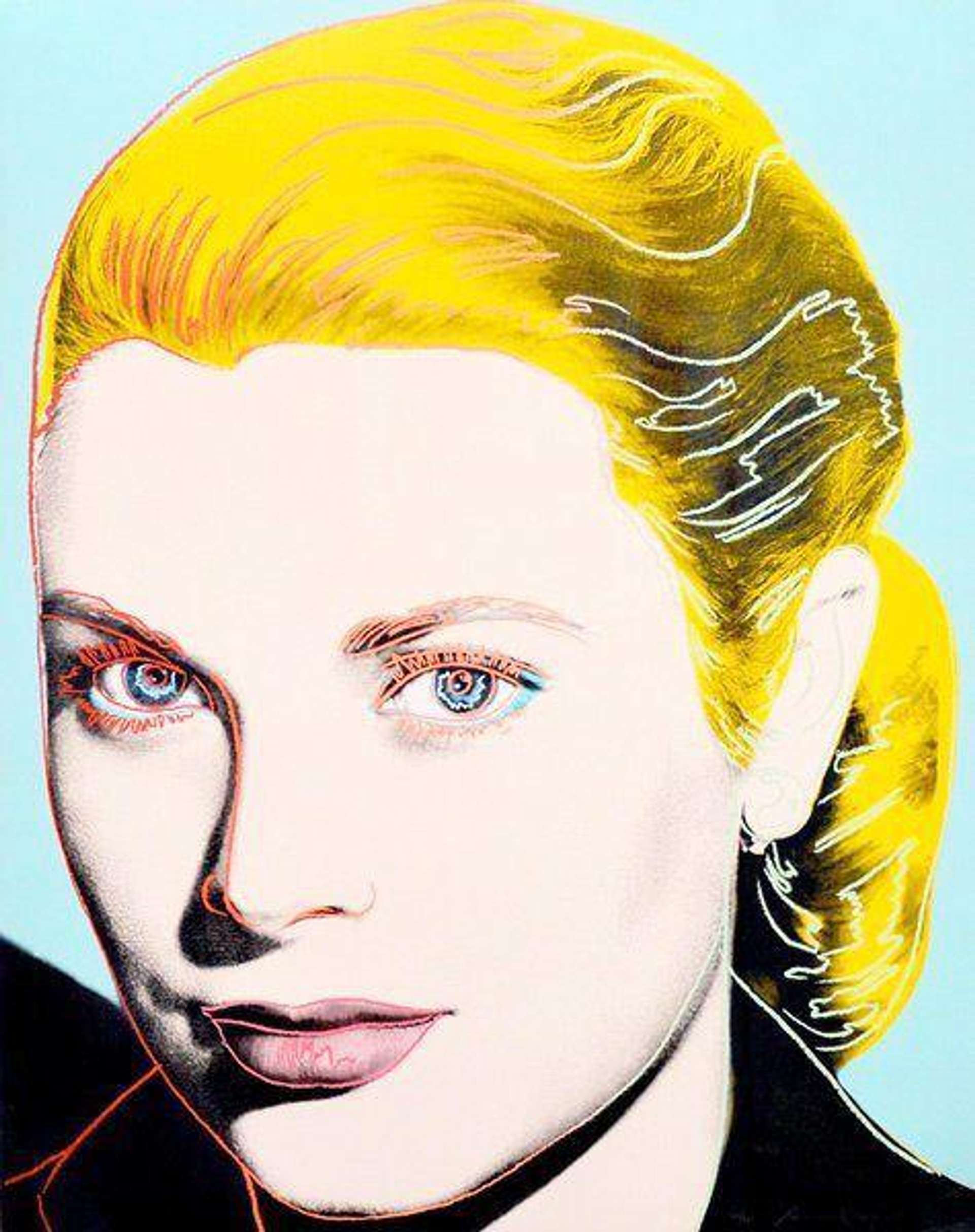 Advarsel klassisk sjæl Andy Warhol Grace Kelly (F. & S. II.305) (Signed Print) 1984