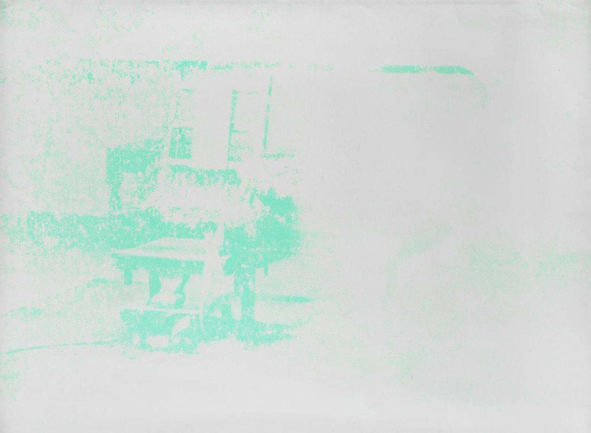 Andy Warhol: Electric Chair (F. & S. II.80) - Signed Print