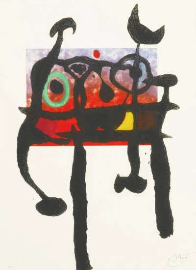 Le Samouraï - Signed Print by Joan Miró 1968 - MyArtBroker
