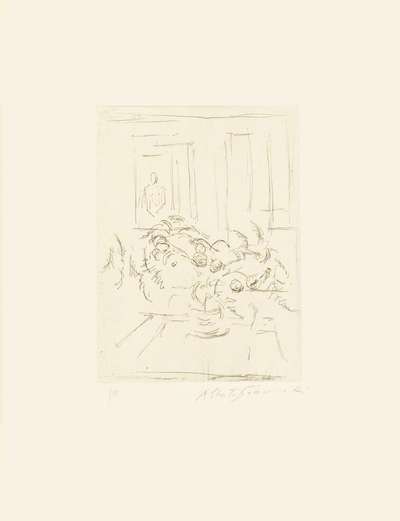 Bouquet I - Signed Print by Alberto Giacometti 1954 - MyArtBroker