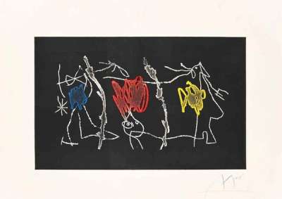 Nocturn Catala - Signed Print by Joan Miró 1972 - MyArtBroker