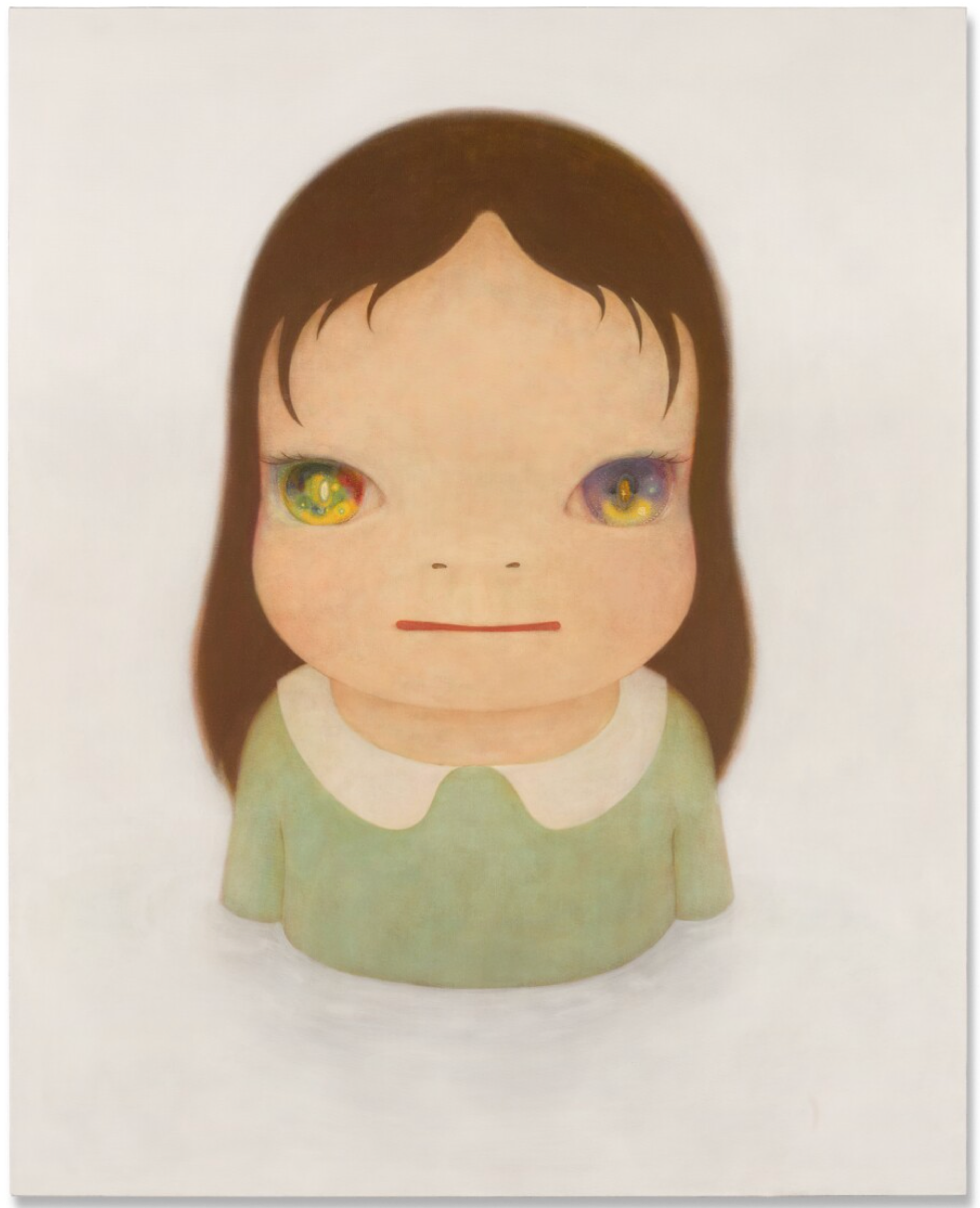 Image © Sotheby's / Cosmic Eyes (in the Milky Lake) © Yoshitomo Nara 2005