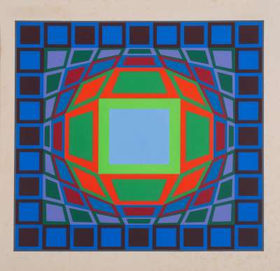 Gyemant - Signed Print by Victor Vasarely 1973 - MyArtBroker