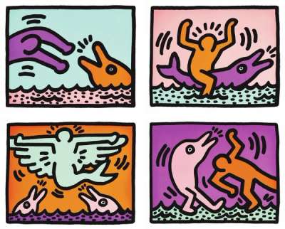 Pop Shop V (complete set) - Signed Print by Keith Haring 1989 - MyArtBroker
