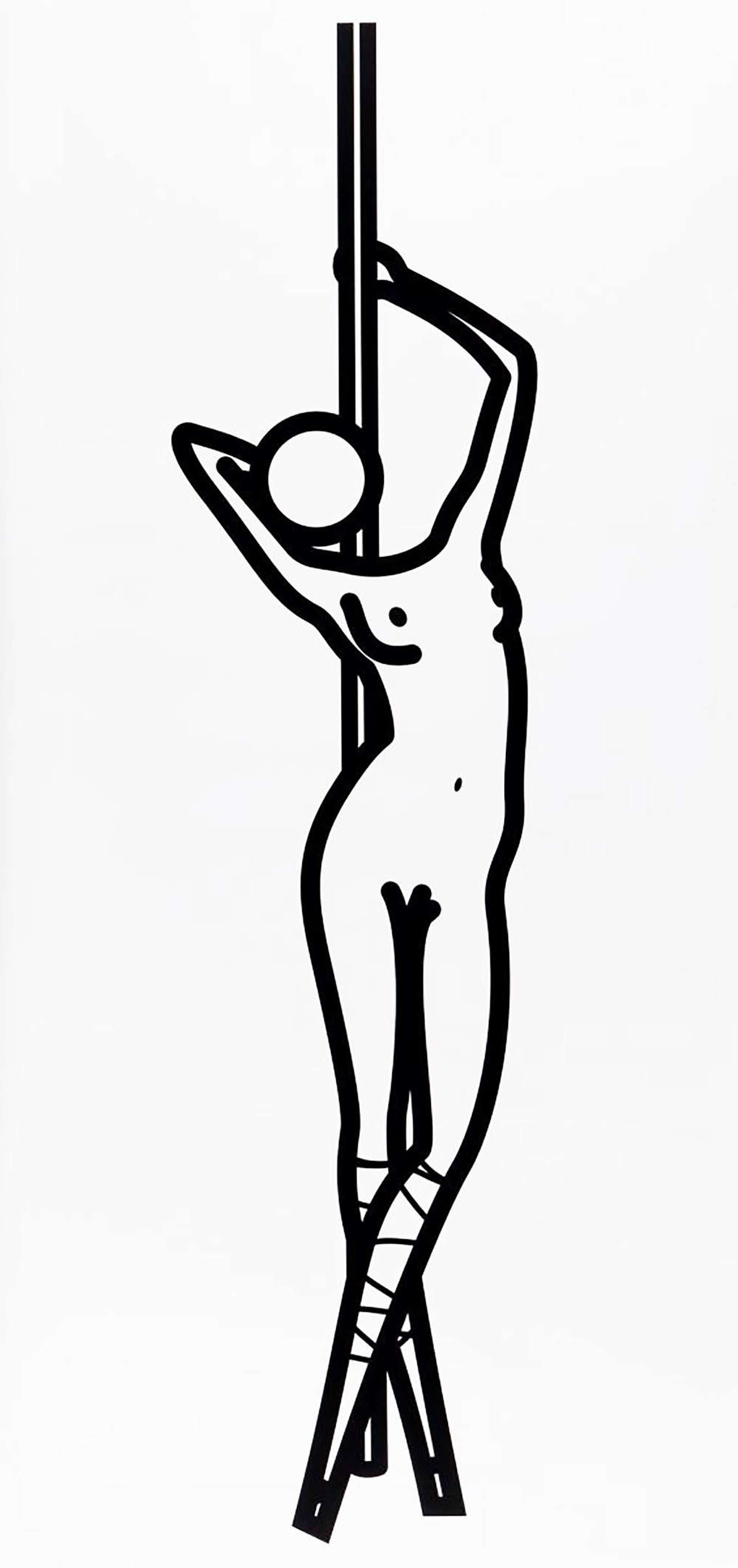 Julian Opie: This is Shahnoza – Shahnoza Pole Dancer - Unsigned Print