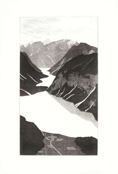 The Lake - Signed Print by David Hockney 1969 - MyArtBroker