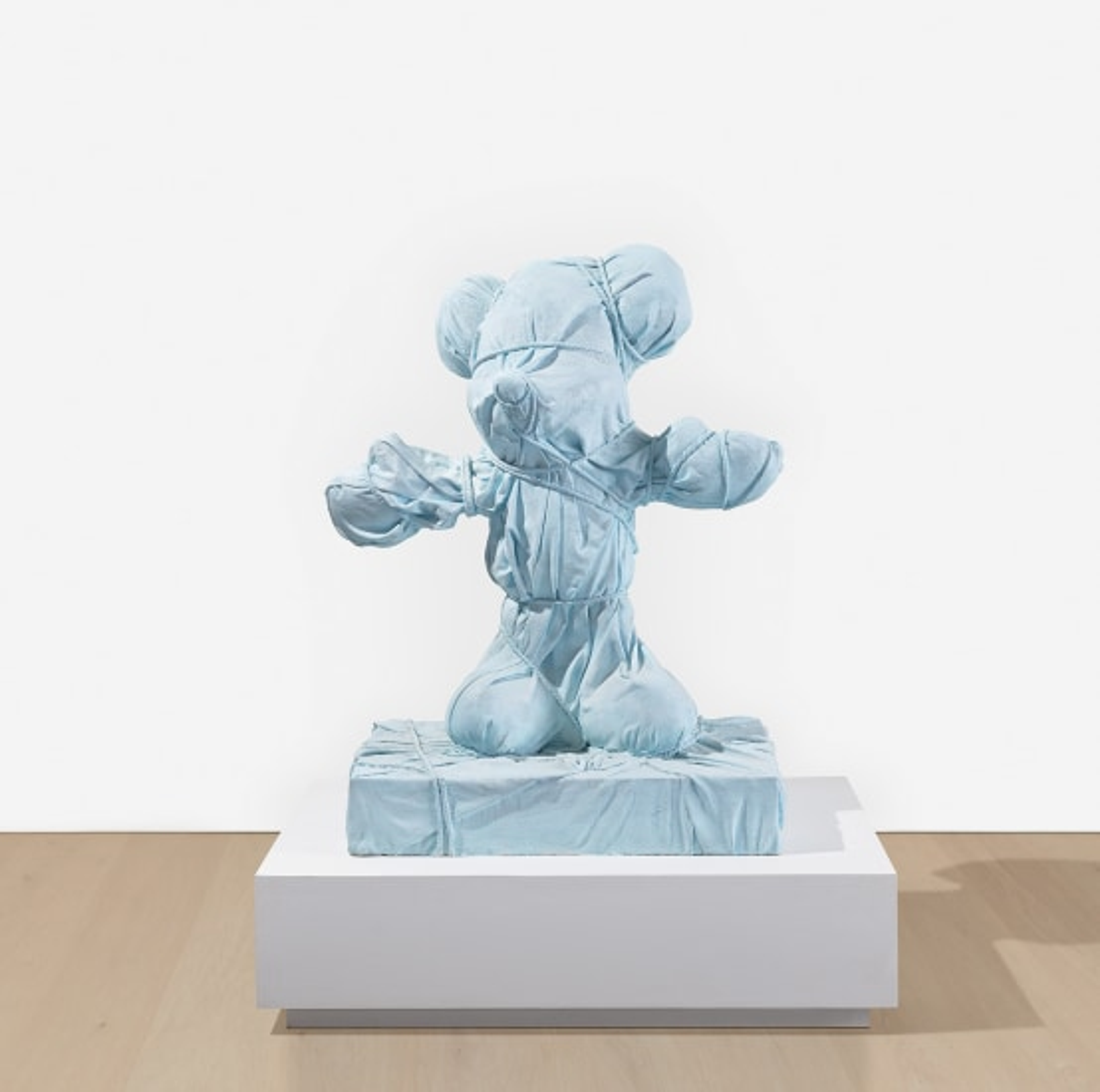 Large Wrapped Animal (Blue) by Daniel Arsham - Phillips 