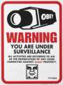 Shepard Fairey: Surveillance Warning - Signed Print