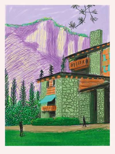 The Yosemite Suite 23 - Signed Print by David Hockney 2010 - MyArtBroker