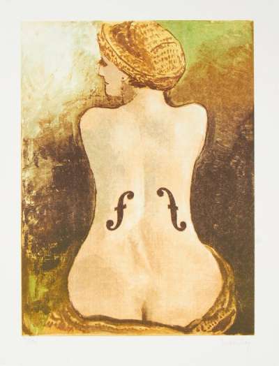 Le Violin D'Ingres - Signed Print by Man Ray 1969 - MyArtBroker