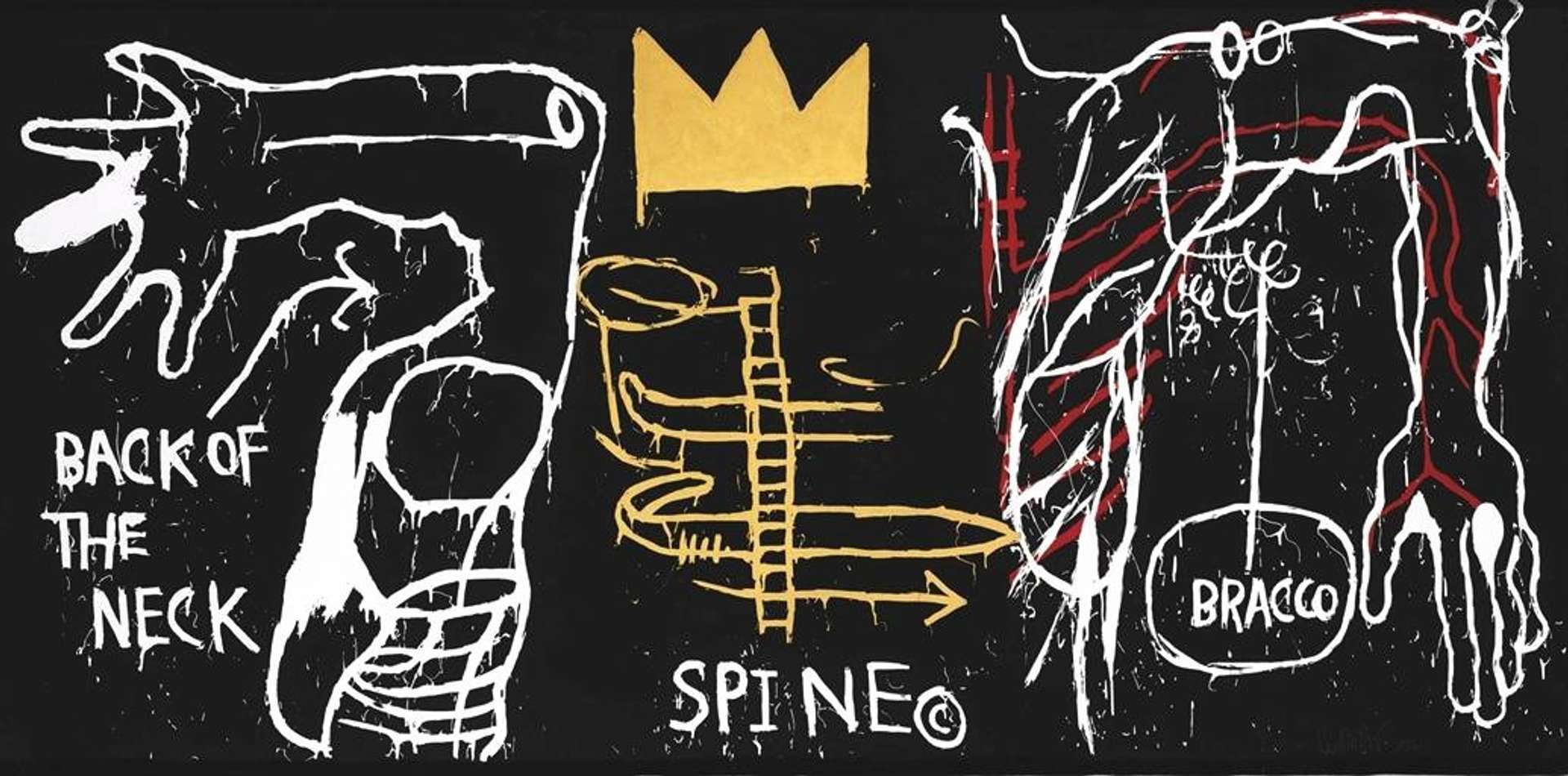 Back Of The Neck by Jean-Michel Basquiat