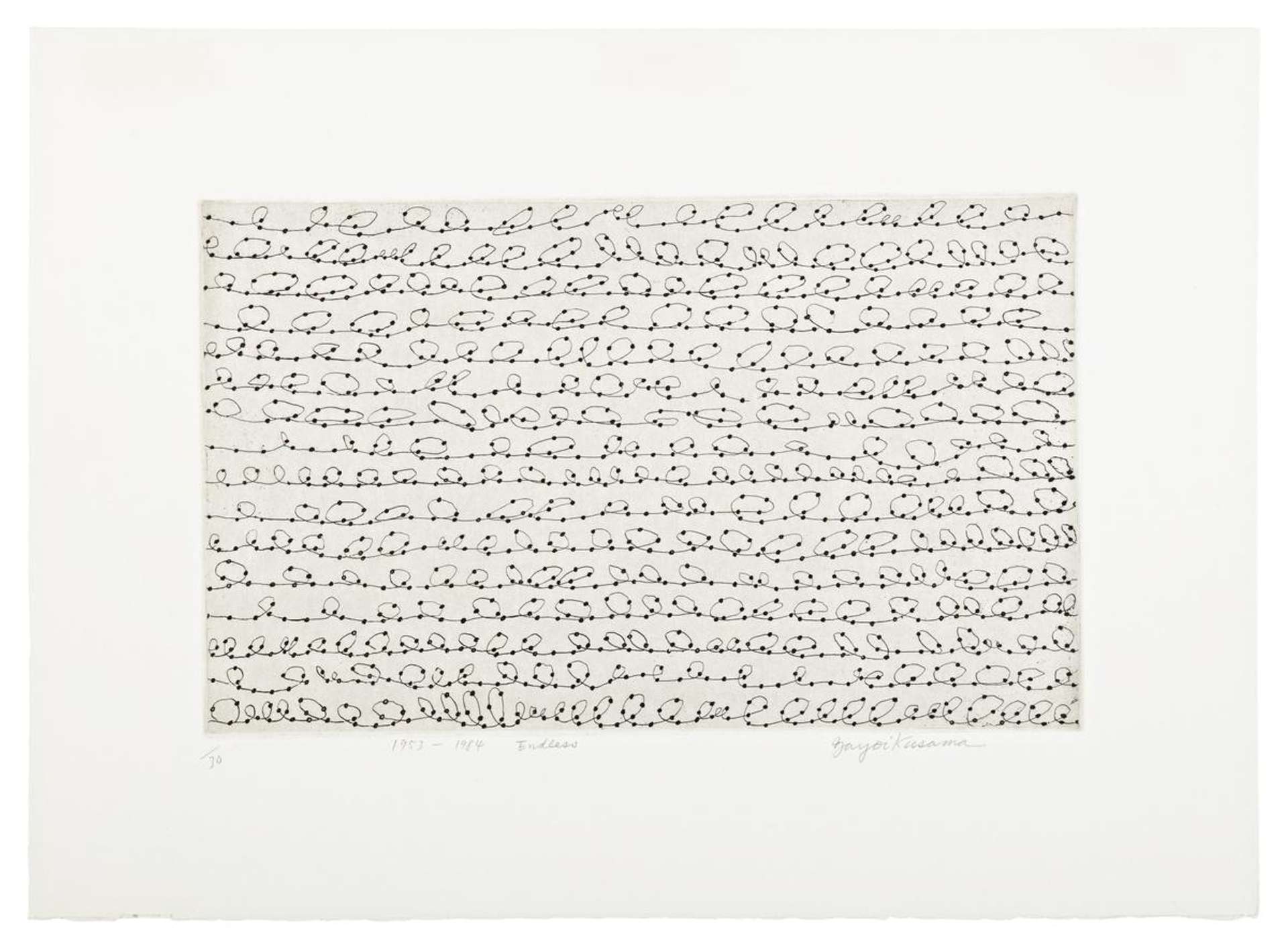 Endless - Signed Print by Yayoi Kusama 1984 - MyArtBroker