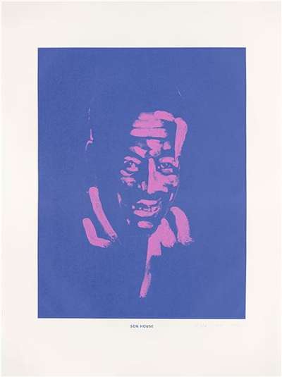 Blues Men (Son House) - Signed Print by Thomas Schutte 2019 - MyArtBroker