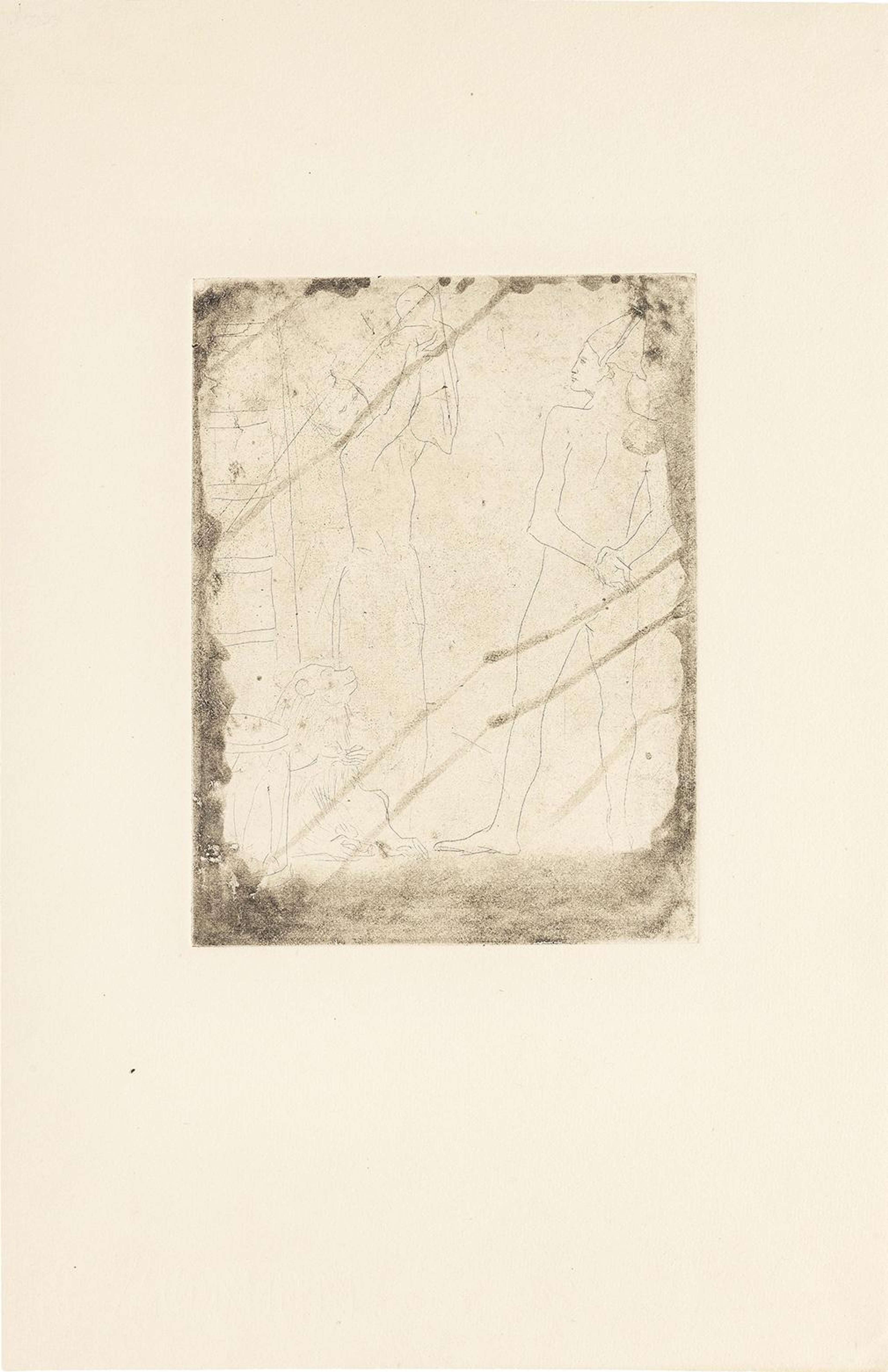 La Famille De Saltimbanques Au Macaque - Unsigned Print by Pablo Picasso 1905 - MyArtBroker