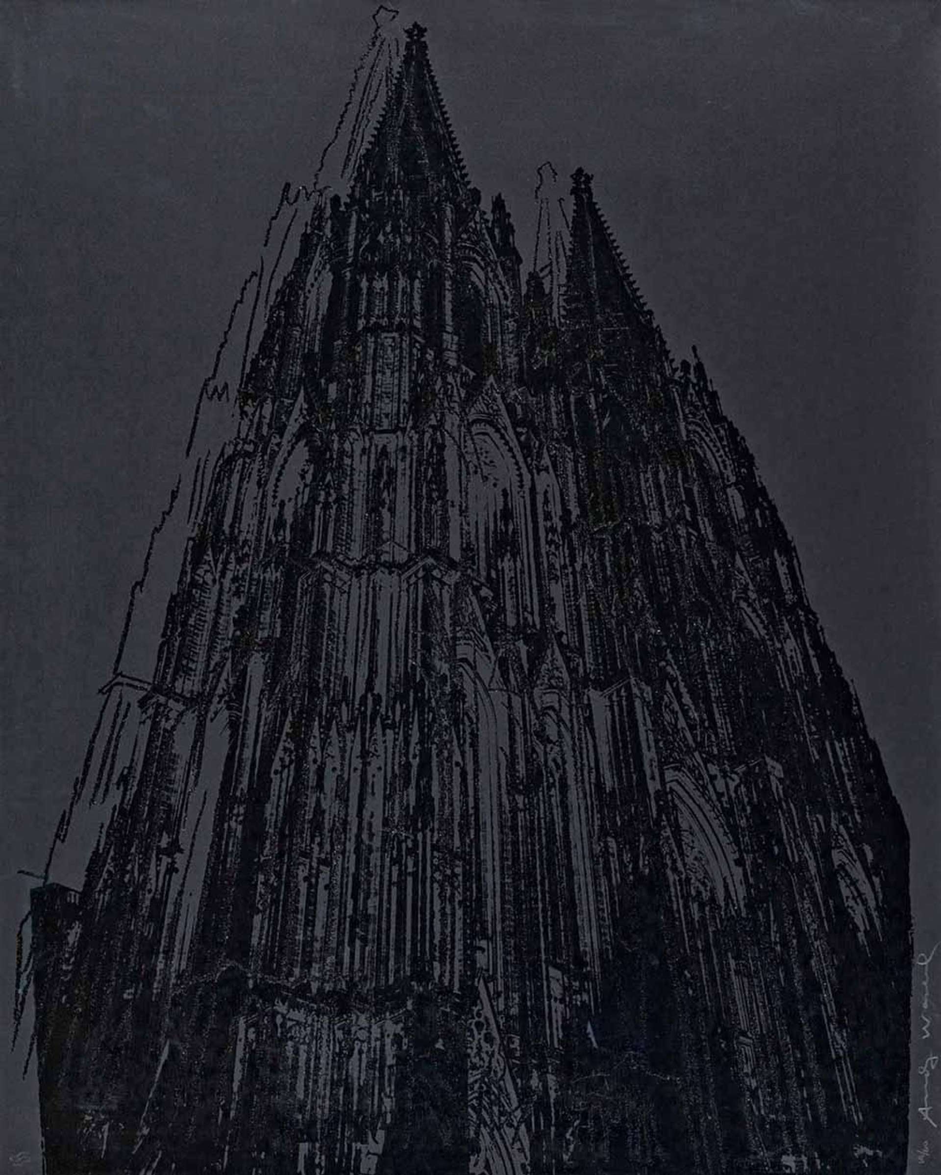 Cologne Cathedral (F. & S. II.364) by Andy Warhol