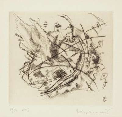 Radierung No. 1 - Signed Print by Wassily Kandinsky 1916 - MyArtBroker
