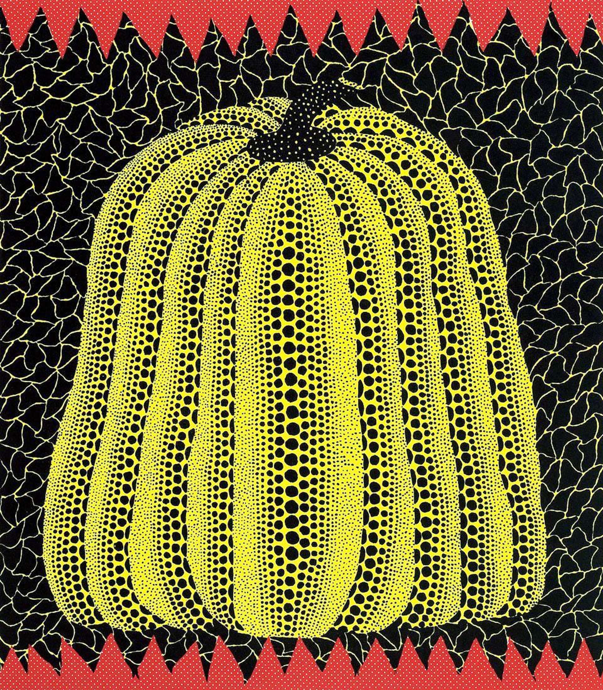Yayoi Kusama: Pumpkin (yellow) , Kusama 5 - Signed Print