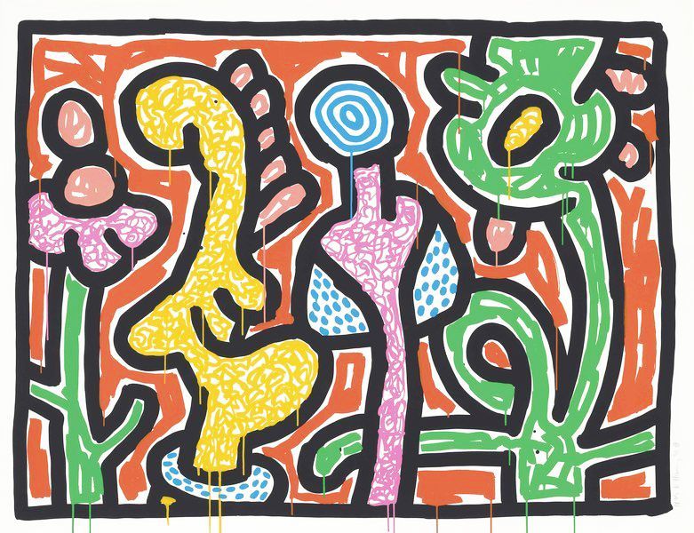 keith haring still life