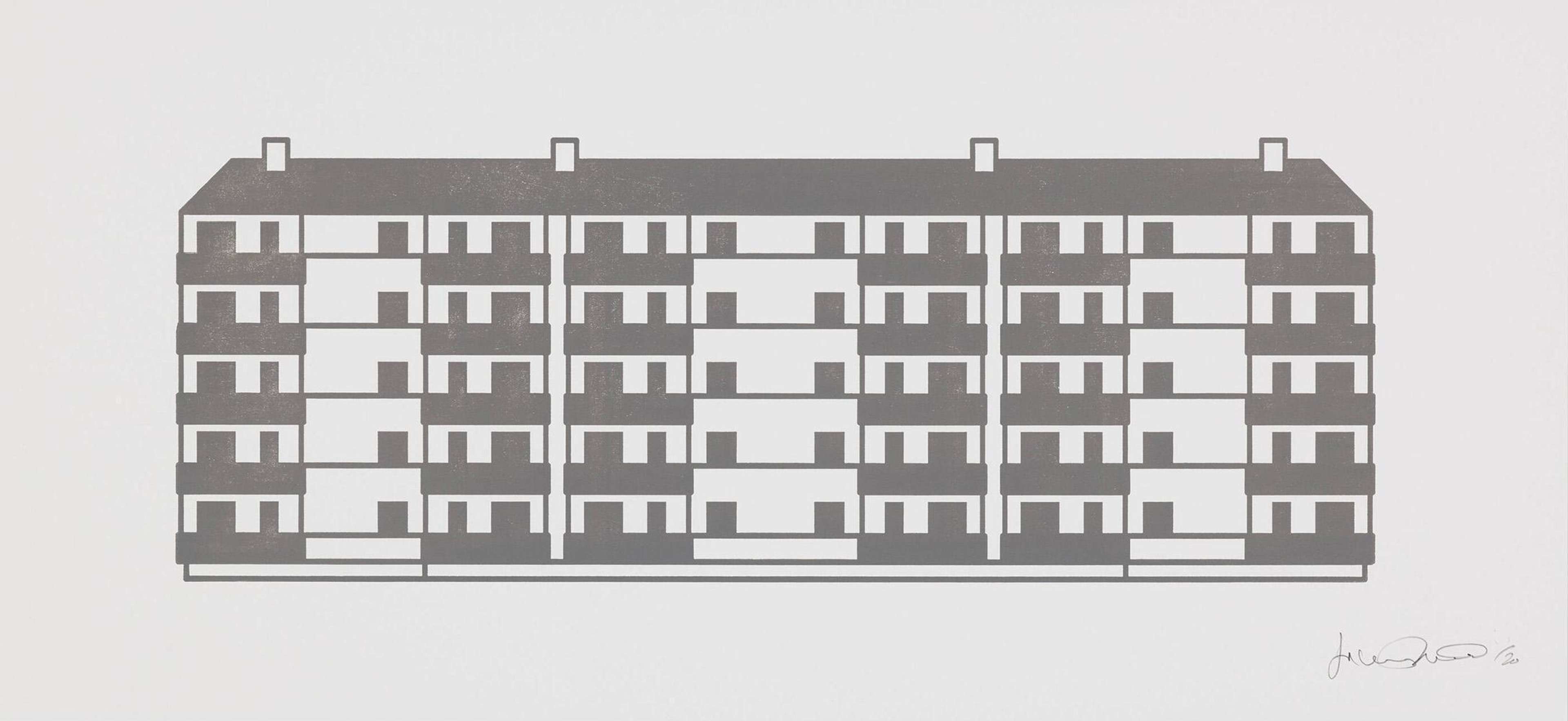 Apartment 6 - Signed Print by Julian Opie 2021 - MyArtBroker