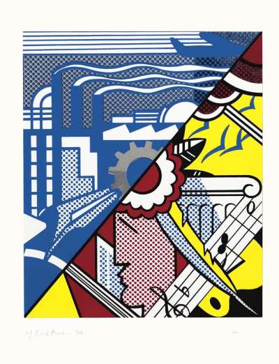 Industry And The Arts I - Signed Print by Roy Lichtenstein 1969 - MyArtBroker