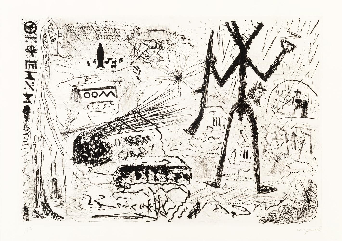 A. R. Penck Art for Sale: Prints & Originals | MyArtBroker