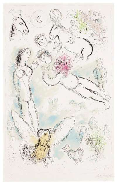 Marc Chagall: L’Envolée Magique - Signed Print