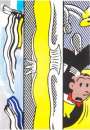 Roy Lichtenstein: Two Paintings: Dagwood - Signed Print