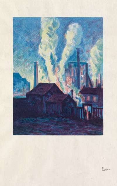 Usines à Charleroi - Signed Print by Maximilien Luce 1895 - MyArtBroker