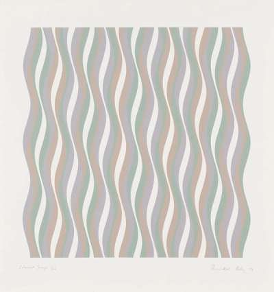 Coloured Greys 1 - Signed Print by Bridget Riley 1972 - MyArtBroker