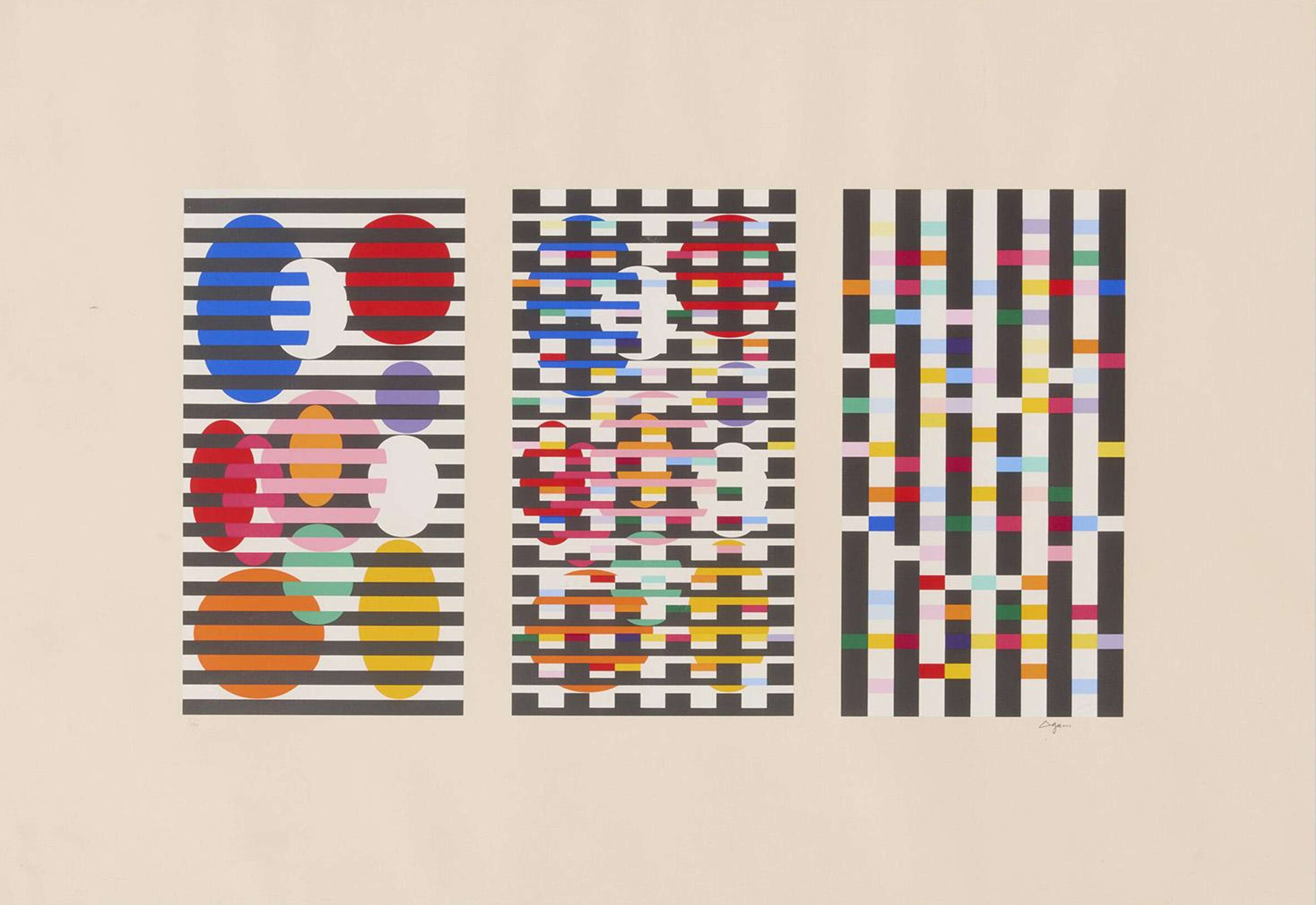 Composition - Signed Print by Yaacov Agam null - MyArtBroker