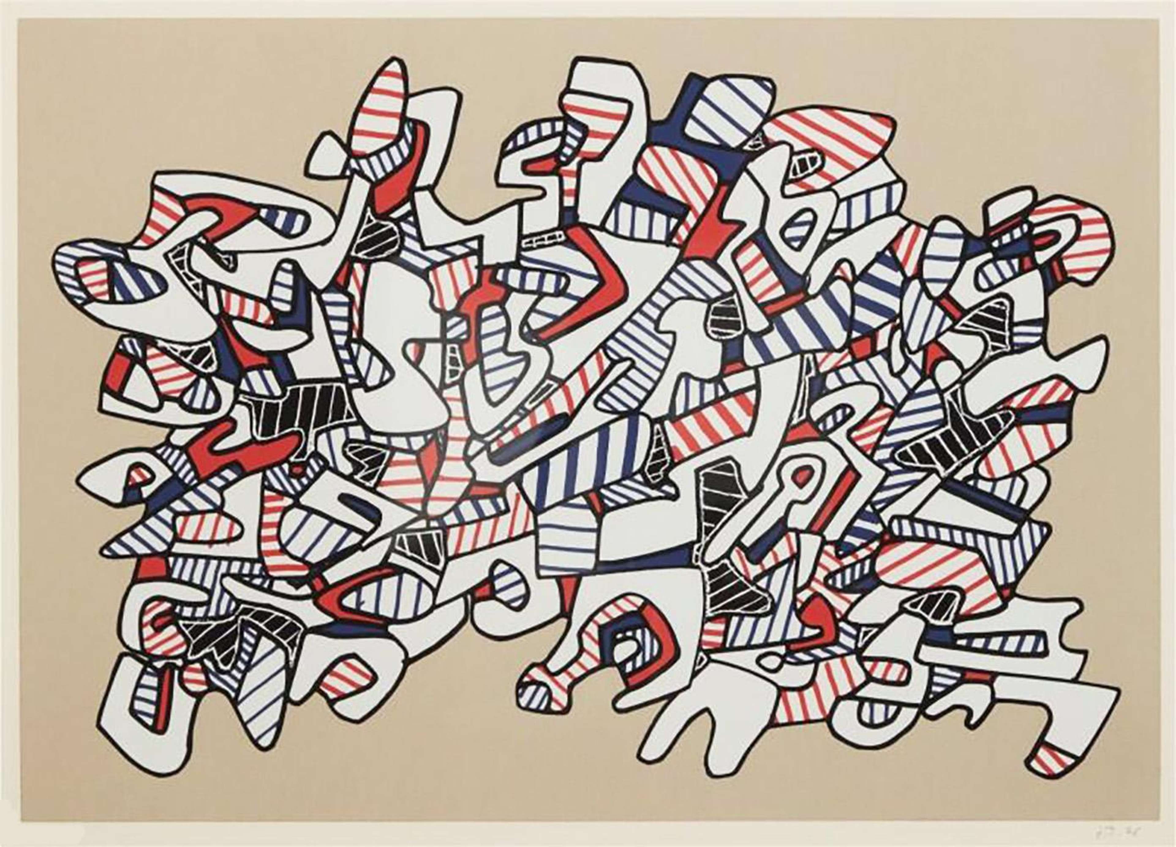 Course La Galope - Signed Print by Jean Dubuffet 1976 - MyArtBroker