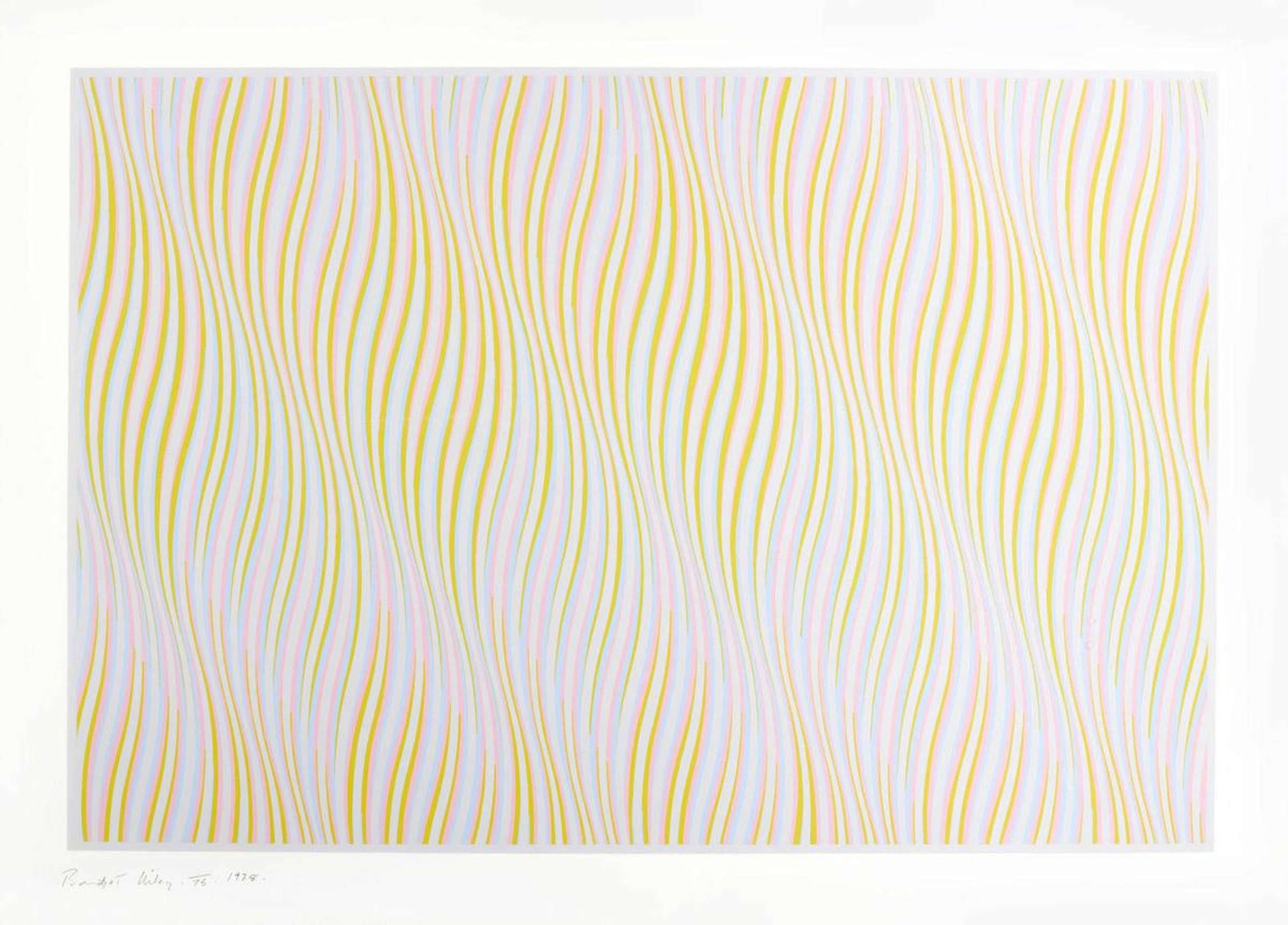 Untitled (bronze) - Signed Print by Bridget Riley 1978 - MyArtBroker