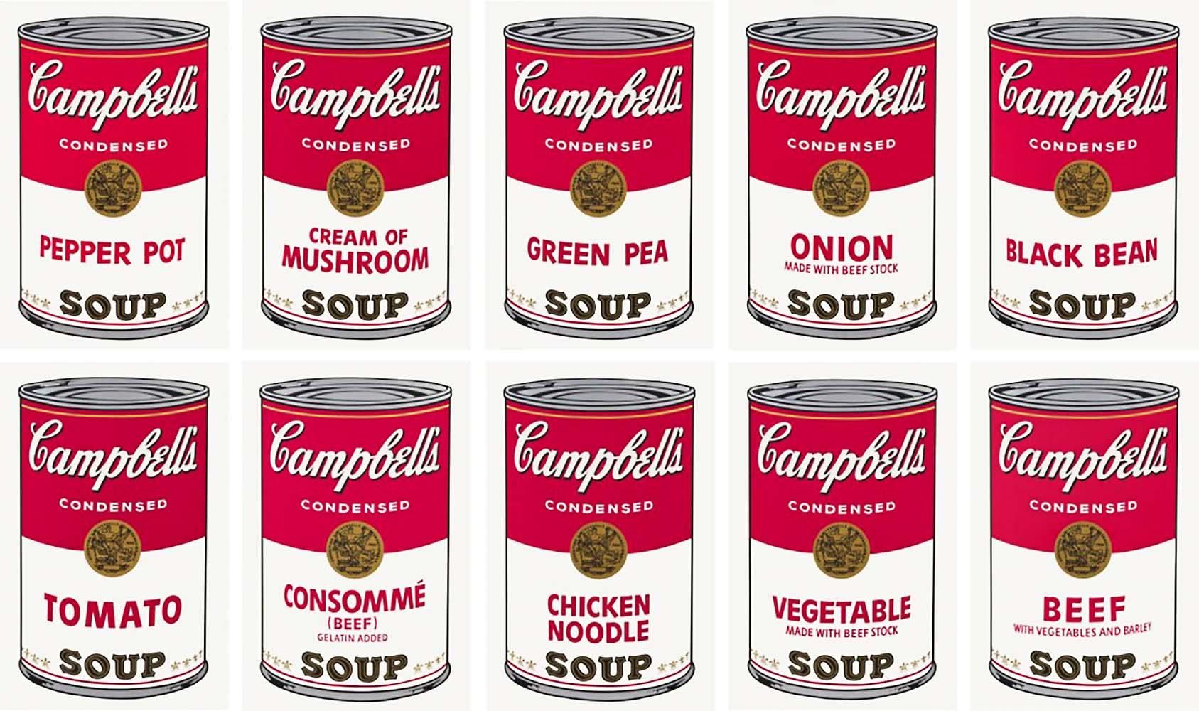 Andy Warhol Campbell's Soup I (complete set) (Signed Print) 1968 | For Sale