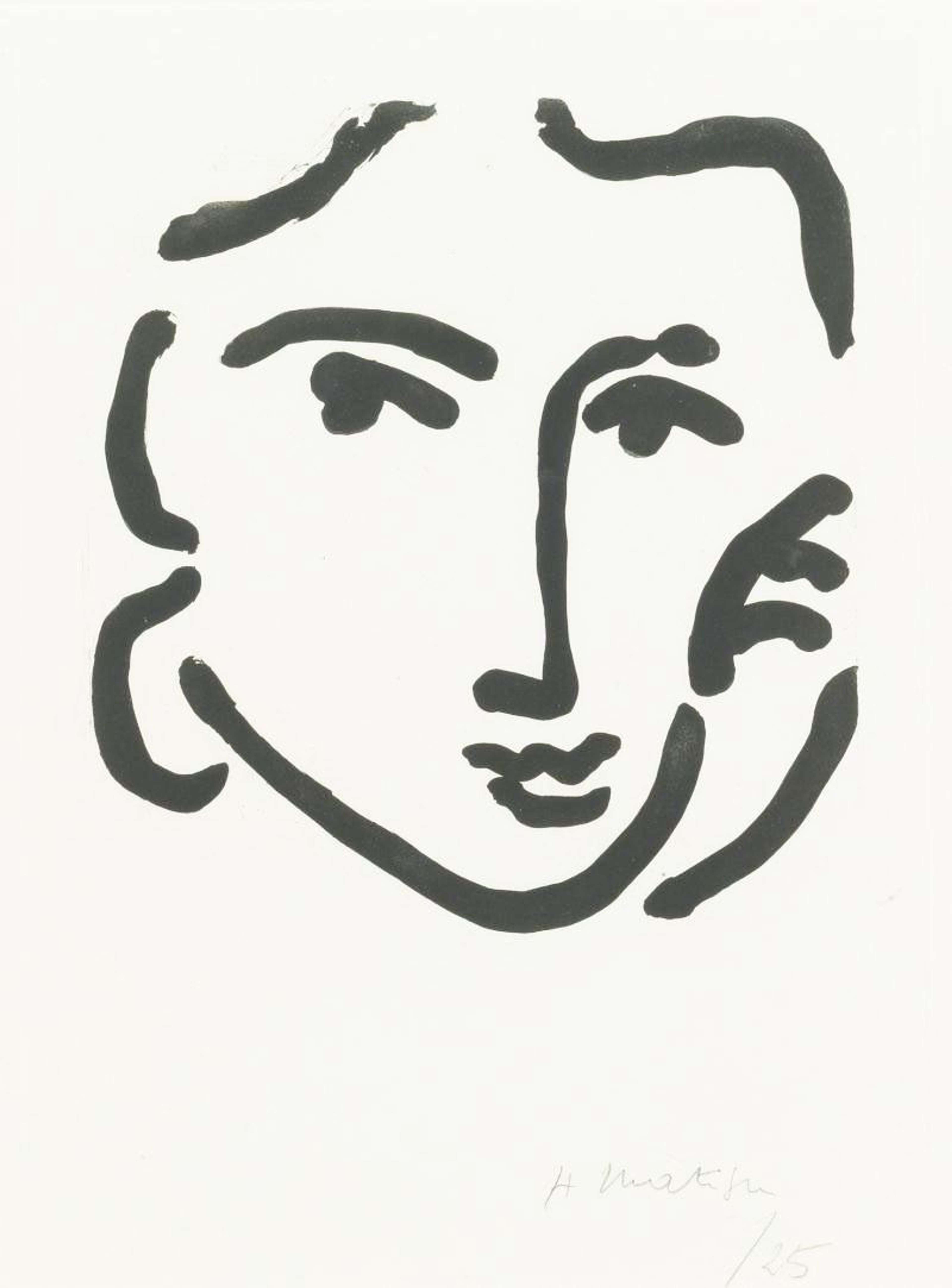 Nadia Au Regard Sérieux - undefined by Henri Matisse 1949 - MyArtBroker