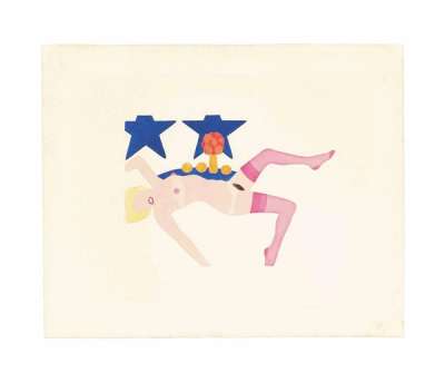 Tom Wesselmann: Study For Great American Nude - Signed Mixed Media
