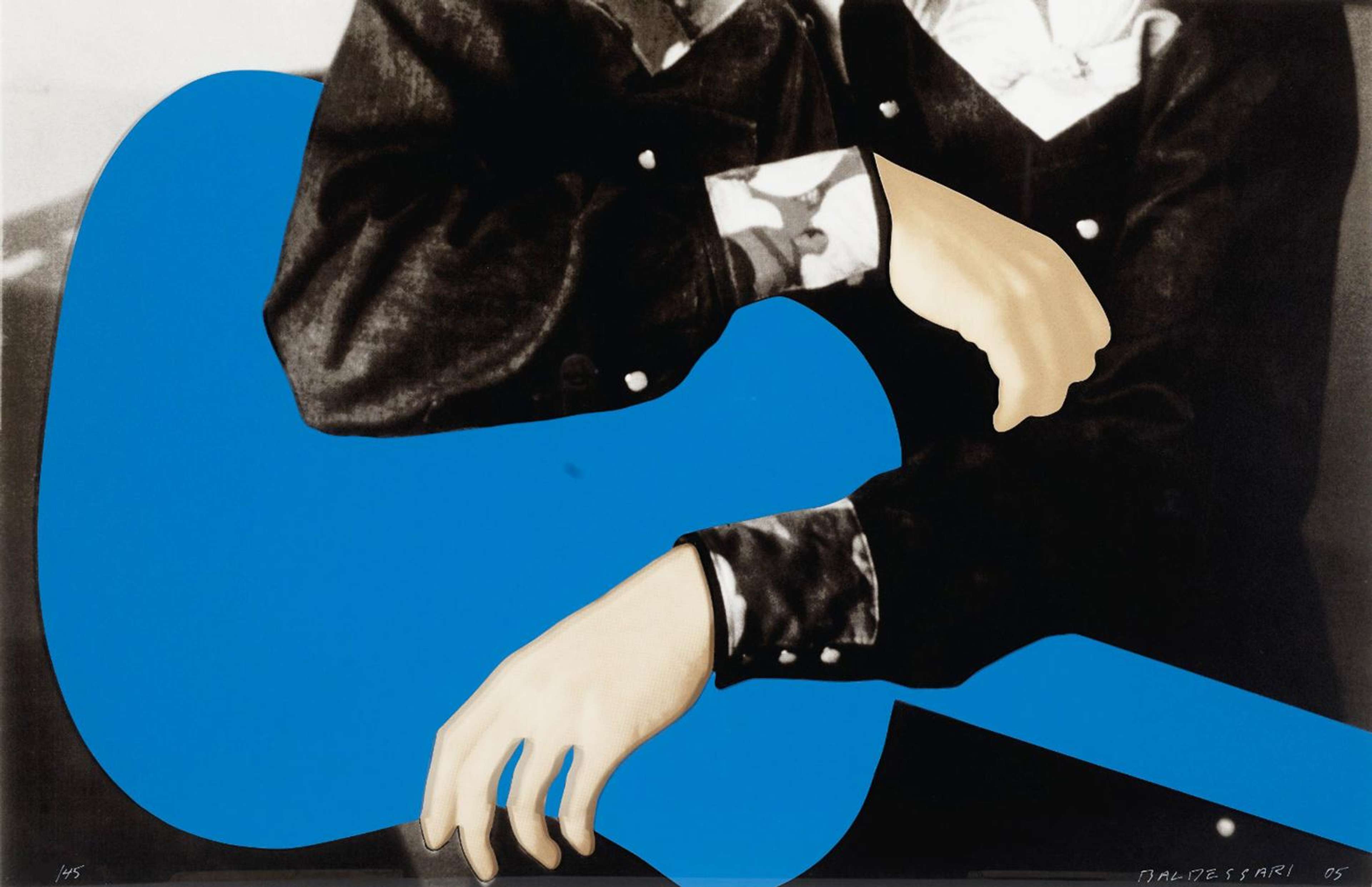 Person With Guitar (Blue) - Signed Print by John Baldessari 2005 - MyArtBroker