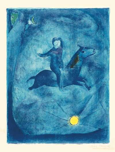 Plate 12 (Four Tales from The Arabian Nights) - Signed Print by Marc Chagall 1948 - MyArtBroker