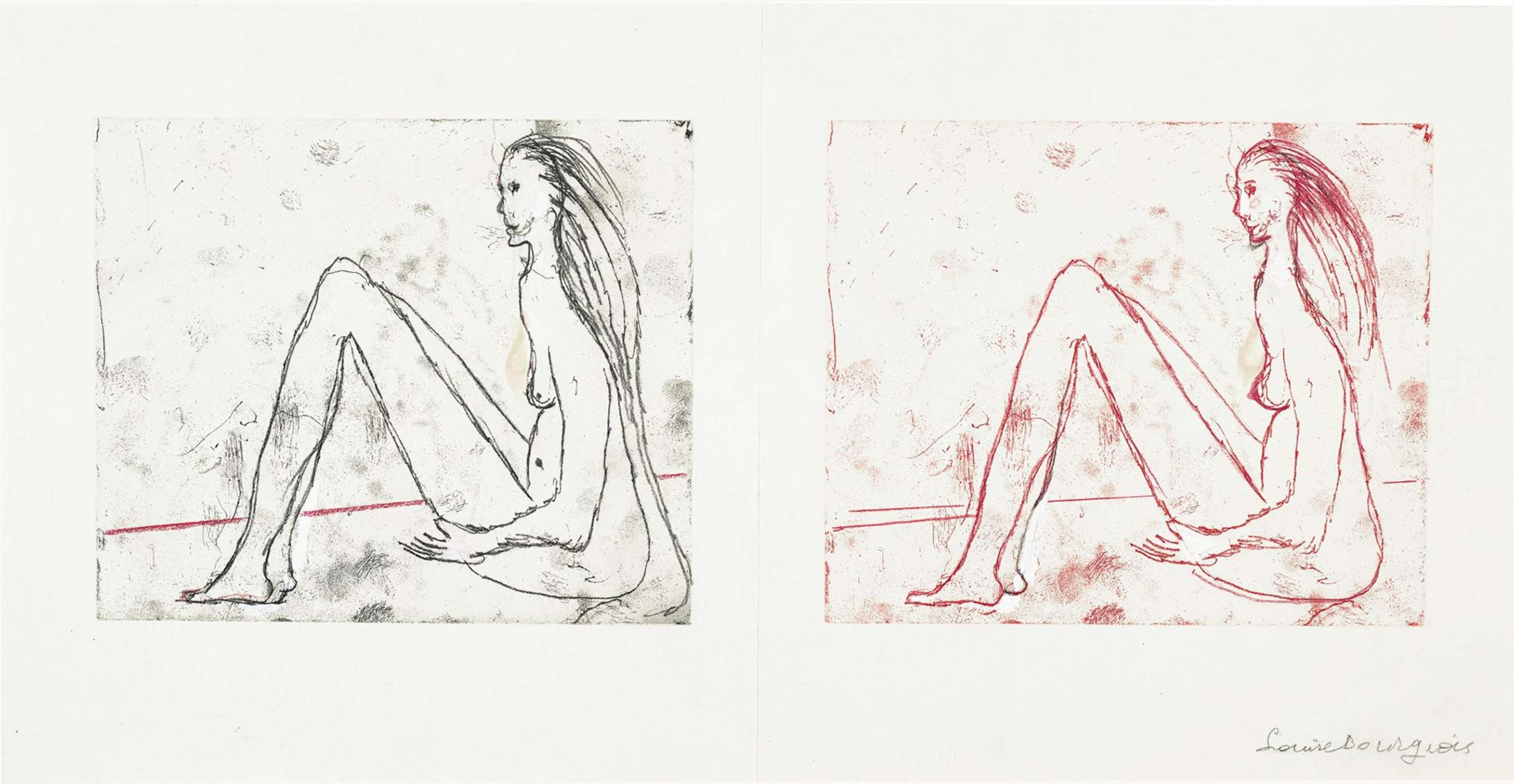 Seated Woman - Signed Print by Louise Bourgeois 2004 - MyArtBroker