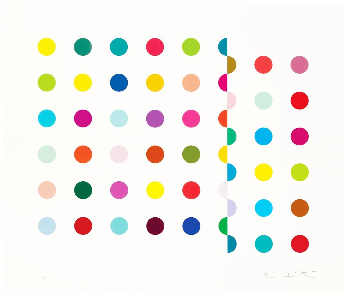 コレクション Damien Hirst post card Damien Hirst Lactoylglutathione (Signed Print) 2011