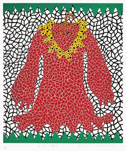Yayoi Kusama Dress, Kusama 8 (Signed Print) 1982