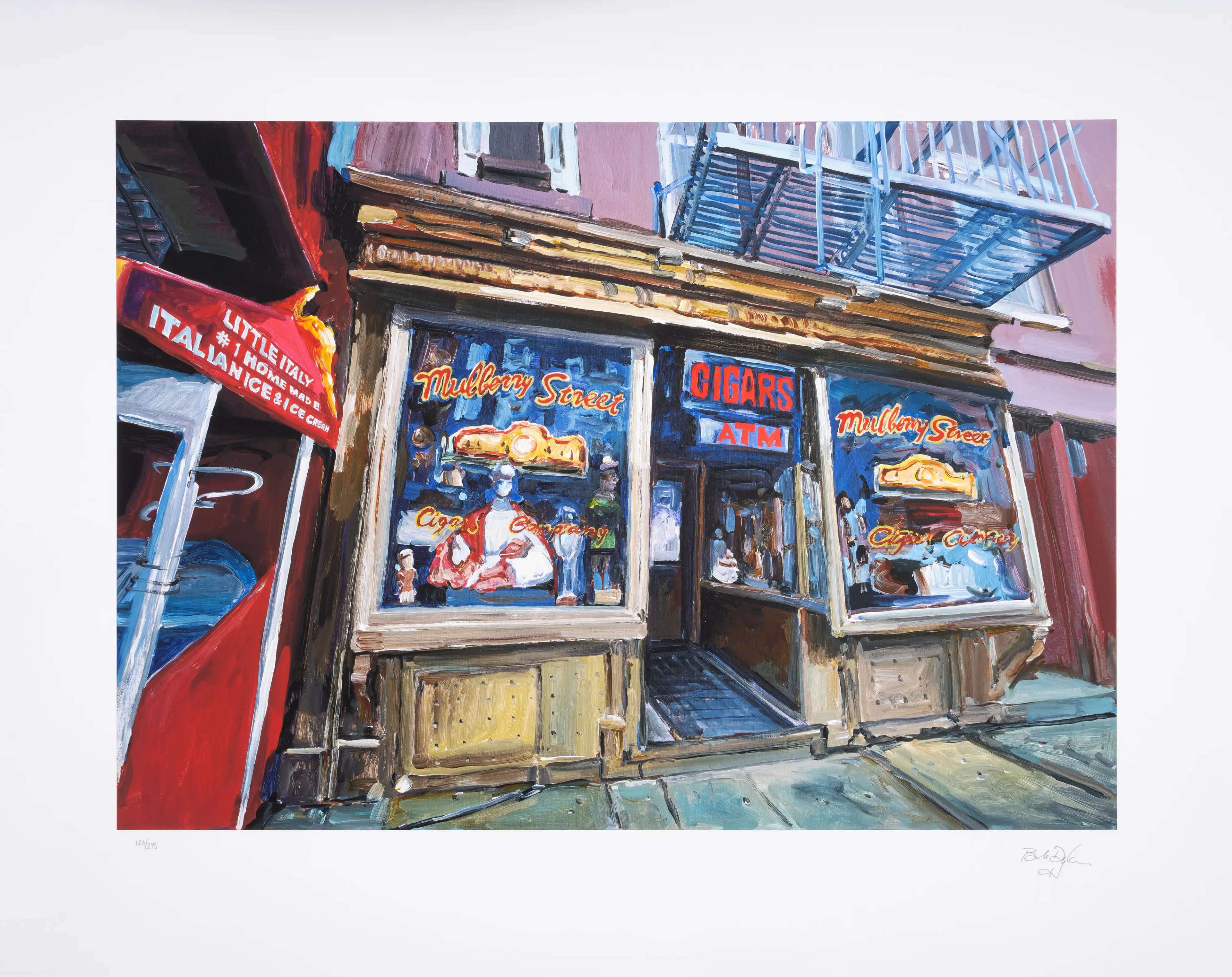 Cigar Store - Signed Print by Bob Dylan 2022 - MyArtBroker
